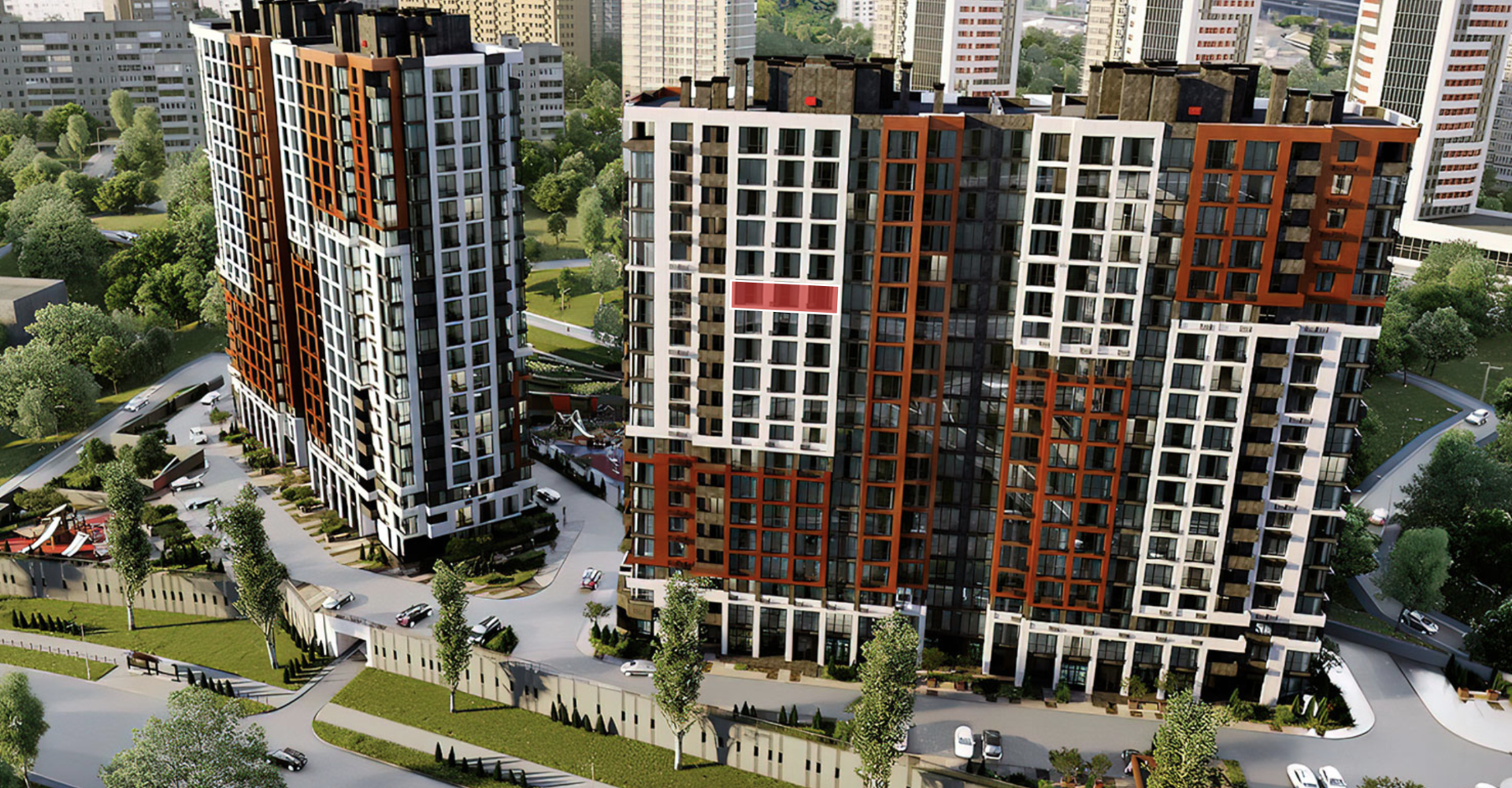 Видова 2 кім.кв 15 поверх 86м2 в ЖК City Hub